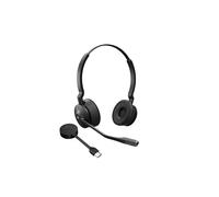 Casque stéréo - JABRA - Engage 55 SE - Microphone optimisé - Portée sans fil 150 m - USB-C