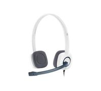 Casque Stéréo - Logitech - H150 Coconut - Filaire - Micro intégré - Sur-oreille