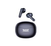 Casque stéréo sans fil avec fonction d'étanchéité intégrée, compatible iOS et Bluetooth, noir