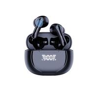 Casque stéréo sans fil avec fonction d'étanchéité intégrée, compatible iOS et Bluetooth, noir