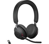 Casque stéréo USB-A Jabra Evolve2 65 MS Link380a noir 26599-999-999