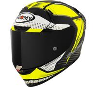 Suomy SR-GP Evo Airspeed Casque, blanc-jaune, taille M pour homme