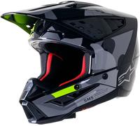 Casque Cross Alpinestars SM5 Rover 2 Gris/JauneS Gris,Jaune