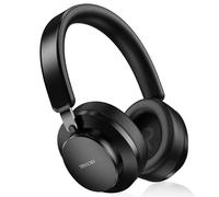 Casque supra-auriculaire Bluetooth sans fil avec suppression du bruit et microphone, 65 heures d'autonomie, appels clairs, confortable