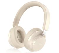 Casque supra-auriculaire Bluetooth sans fil TSYUCXH T10 avec suppression du bruit, 65 heures d'autonomie, appels clairs, confortable pour les voyages, le bureau à domicile (beige)