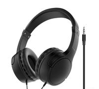 Casque supra-auriculaire filaire avec connecteur de 3,5 mm, basses profondes, pour mixage en studio, contrôle DJ, coussinets confortables en coton réglables