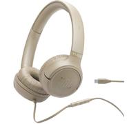 JBL Casque supra-auriculaire Tune 530 C filaire – Micro, JBL Pure Bass, USB-C – Beige