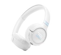 JBL Tune 680 NC Casque Supra-auriculaire sans Fil, autonomie jusqu'à 76 h, Réduction de Bruit Adaptative, Smart Ambient, Google Fast Pair, Microsoft Swift Pair, Blanc