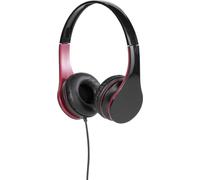 Casque supra-auriculaire VIVanco™de haute qualité, noir, coussinets d'oreille extra souples, design stylé, jack 3,5 mm, câble de 1,8 m