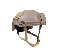 Casque Tactique A5 - Système de Suspension OCC, Coque ABS Épaissie avec Fixation NVG & Rails Picatinny 21mm, Équipement de Protection Léger pour Activités en Extérieur(Sand)