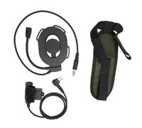 Casque tactique antibruit avec lecteur de cartes mémoire professionnel, compact et léger, prêt à l'emploi, indicateur d'état LED pour une