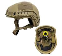 Casque Tactique Balistique Ach Coupe Haute,Armure Corporelle Pare-Balles,Noyau Aramide,Casque De Sécurité Nij Iiia Mich Fast 2000b - Type Sandcolor-Wendy