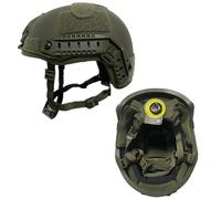 Casque Tactique Balistique Ach Coupe Haute,Armure Corporelle Pare-Balles,Noyau Aramide,Casque De Sécurité Nij Iiia Mich Fast 2000b - Type Green-Wendy