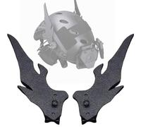 Casque Tactique Futuriste en Corne de Dragon, Supports Latéraux Découpés Au Laser en ABS pour Événements Airsoft Cosplay et Personnalisation D'équipements Tactiques