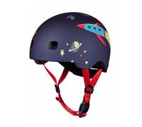 Micro | Casque Rocket | Enfants | Finition Mate | Boucle Magnétique/Lumière LED intégrée | 2-5 Ans | Taille XS