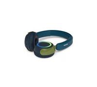 Philips Casque supra-auriculaire enfant TAK4200CT – Volume limité, partage, USB‑C – Cristal sarcelle