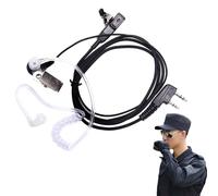 Casque talkie walkie, casque talkie walkie avec microphone | Talkie Walkie | écouteurs avec microphone | tube acoustique, casque radio 2 voies, accessoires de talkie-walkie de sécurité portable