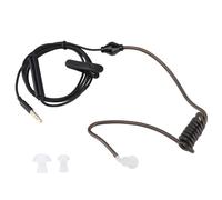 Casque talkie-walkie ergonomique avec micro PTT, oreillette à tube acoustique discret, isolation phonique, tube acoustique transparent,