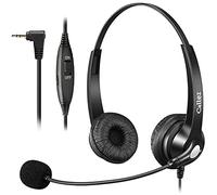 Casque Téléphone Fixe Jack 2,5mm avec Micro Anti-Bruit pour Yealink W52P