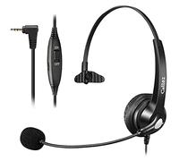 Casque Téléphone Fixe sans Fil avec Micro Anti-Bruit pour Gigaset Panasonic