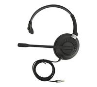 Casque Téléphonique, 3,5 Mm ENC Réduction du Bruit Réglage du Volume Casque d'oreille Unilatéral, Casque de Service Client avec Microphone HD, pour la Maison, Le Bureau, Le Centre