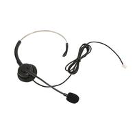 Casque Téléphonique à Oreille Unique Réglable pour des Conversations Claires dans Les Centres D'appels - Suppression du Bruit, Design Confortable, Noir, 1 unité