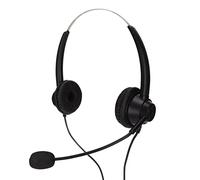 Casque Téléphonique, Appelle Claire Le Casque Black RJ9 Business Ergonomic avec Une Séquence de Lignes à 6 Vitesses Mic Mute pour l'hôpital