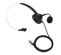 Casque téléphonique avec microphone antibruit HD, commandes tactiles, design ergonomique, coussinets d'oreille doux, arceau flexible, rechargeable