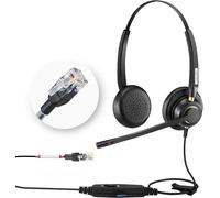 Casque téléphonique avec microphone antibruit,RJ9,casque de travail pour Cisco 7940 7942 6921 7821 7960 7970 7971 7931G 7941G 7945G 7962G 8841 8861 Call Center Bureau Landline Desk Téléphone