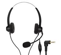 Casque Téléphonique Filaire Binaural à Réduction de Bruit avec Micro, Prise 2,5 Mm, Confortable et Facile à Utiliser, pour Centre D'appels de Bureau à Domicile
