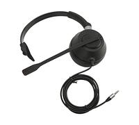 Casque Téléphonique Mono Oreille X6S pour Centre d'Appels, Filaire 3,5 mm | Micro flexible antibruit, usage prolongé confortable, conception légère robuste, idéal service client PC télémarketing