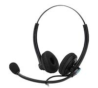 Casque téléphonique pour Centre d'appels, Casque de Service Client A26-RJ Casque téléphonique pour Centre d'appels, Connecteur Cristal RJ11, Mic Professionnel antibruit, Cache-Oreilles Souples