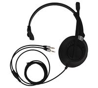 Casque Téléphonique pour Centre D'appels, Casque Monaural Filaire à Suppression de Bruit, Casque d'affaires Portable 3,5 Mm pour Services de Conseil Téléphonique, Centre D'appels