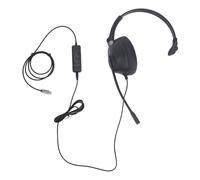 Casque Téléphonique Prise USB C avec Micro Flexible pour PC et Ordinateur Portable adapté au Service Client et aux Centres D'appels Léger Noir 1 unité