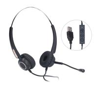 Casque téléphonique ultra confortable pour des conversations claires, microphone antibruit et protection auditive pour les environnements