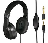 THOMSON HED4407 Casque TV Arceau Sénior - Filaire - Câble extra-long (8 m) - Noir