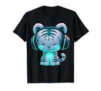 Casque Tigre Animal Art T-Shirt