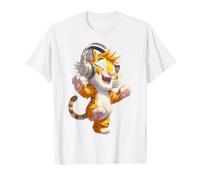 Casque Tigre Mignon T-Shirt