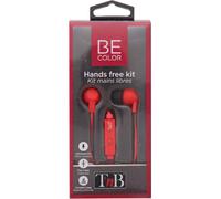 Casque T'NB BE COLOR rouge rouge/noir