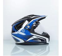 Casque Torx Dundee V Blue Taille XS 53-54 bleu noir blanc quad pour moto trail enduro XS