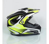 Casque Torx Dundee V Yellow Taille XS 53-54 jaune noir quad pour moto trail