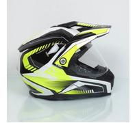 Casque Torx Dundee V Yellow Taille XS 53-54 jaune noir quad pour moto trail enduro