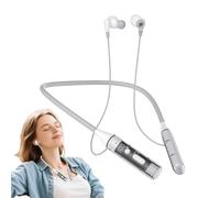 Casque tour de cou sans fil - Transmission sonore claire, assemblage d'écouteurs style collier, support de batterie longue durée, solution d'écoute légère et confortable | pour le travail