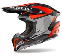 Casque Tout-Terrain Airoh AVIATOR 3 SABER Orange Gloss