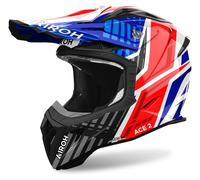Casque Tout-Terrain Airoh AVIATOR ACE 2 PROUD Blue/Red Gloss