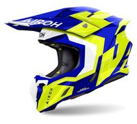 Casque Tout-Terrain Airoh TWIST 3 DIZZY Blue/Yellow Gloss
