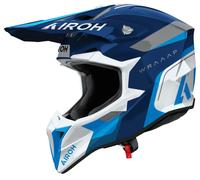 Airoh Wraaap Conquer, casque de motocross M Bleu Foncé/Blanc/Bleu Bleu Foncé/Blanc/Bleu