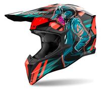 Casque Tout-Terrain Airoh WRAAAP CYBER Orange Gloss