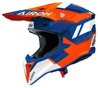 Airoh Casque de motocross Wraaap Vision Blanc-Bleu-Orange Taille XS Homme