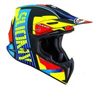 Suomy X-Wing Amped, casque à croix L Noir/Jaune/Rouge/Bleu Clair Noir/Jaune/Rouge/Bleu Clair